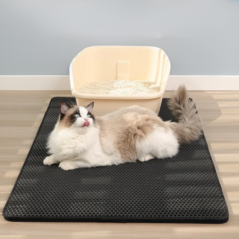 Tapis de litière pour chat